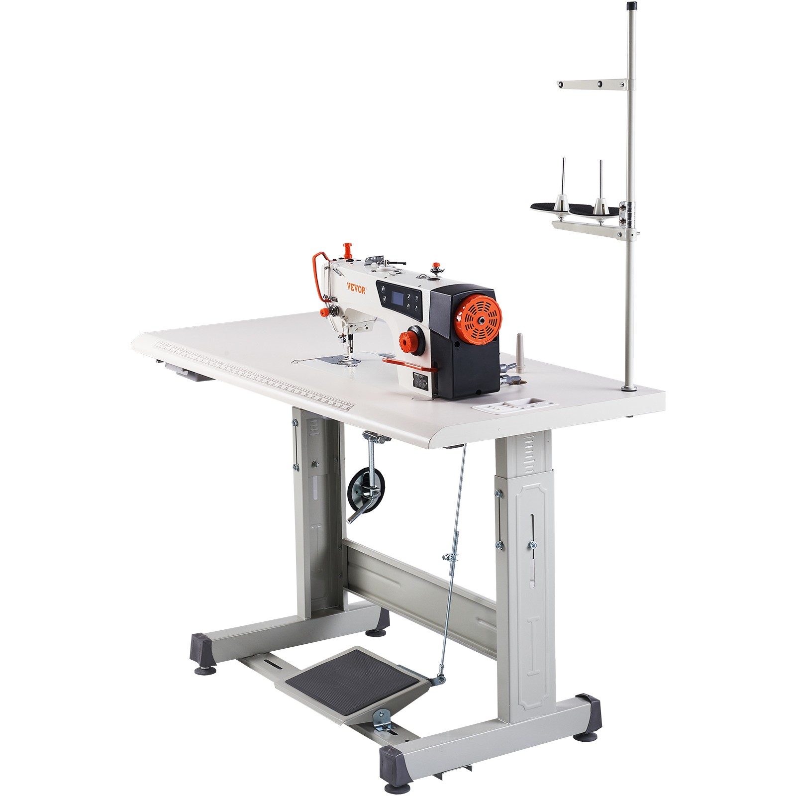VEVOR Industrial Lockstitch Sewing Machine Lockstitch 550W Servo Motor and Table